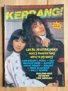 Kerrang! No 74 - August 1984 Van Halen, AC/DC, Motley Crue, Accept, Roland Rat! - Picture 1 of 3