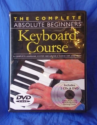 The Complete Absolute Beginners Keyboard Course w/ 2 Audio CDs & DVD - Image 1 of 4