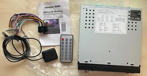 Reproductor de MP5 para automóvil con pantalla táctil telescópica Bluetooth llamada radio FM pantalla táctil DC12V de 7"" 9601 C8 - Imagen 1 de 9