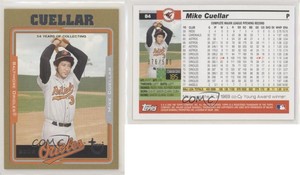 2005 Topps Retired Signature Edition Gold /500 Mike Cuellar #84