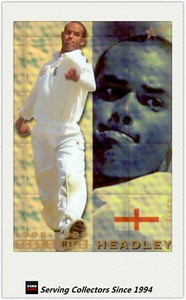 1998/99 Select Cricket Hobby Gold Parallel Trading Card No60 Dean Headley -Rare