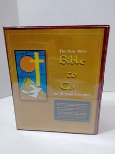 The King James Version of The Holy Bible "To Go" 48 Audio Cassettes Tapes VTG - Picture 1 of 15