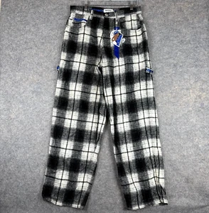 Joyrich x Snoop Dogg Cholo Wool Blend Pants Mens Small Baggy Collab Rare Check - Picture 1 of 23