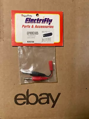 4 conectores y adaptador de carga Great Planes Electrifly GPMM3103/5/6 NUEVO EN PAQUETE Foto 1 de 3