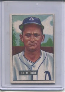 1951 Bowman Joe Astroth #298 Rookie RC - Picture 1 of 2