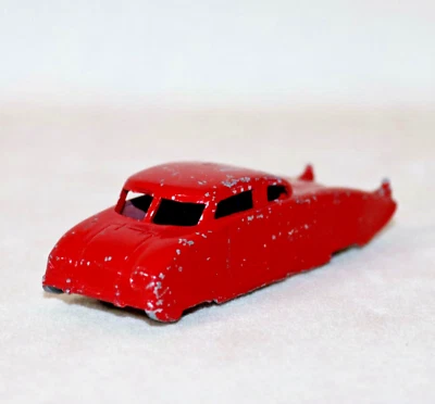 Midgetoy  ~ 1948 Fantasy Car With Fins ~ Red Metal 3.5” - Image 1 of 4