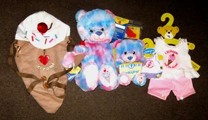Pacchetto orsacchiotto Build a Bear BR Baskin Robbins Bubblegum NON IMBOTTITO++ - Foto 1 di 24