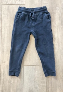 Nordstrom Sz 4 Years Pants Joggers Kids Boys Blue Textured - Picture 1 of 5