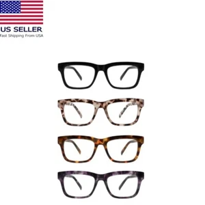 Lesebrille Damen Eckig Blaulicht Mehrfarbig 4 Stück Set Stärke +2,50 - Bild 1 von 9