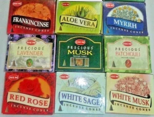 Encens boîte 10 cônes ésotérisme rituels magie blanche richesse purification - Imagen 1 de 30