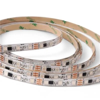 RGB LED Strip SMD5050, WS2811 (white, with controls, IP65, 12 V, 60 LEDs/m, 5 m) - Image 1 of 3