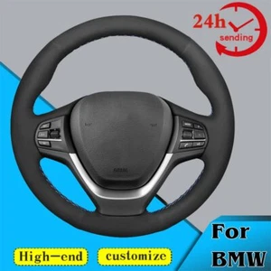 Cubierta trenzada volante Alcantara personalizada para BMW X3 F25 2010-2017 X4 F26 - Imagen 1 de 6
