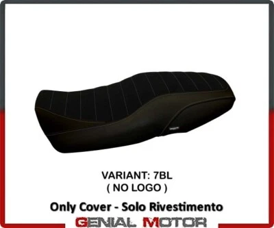 Seat saddle cover Portorico 5 Black (BL)T.I. for YAMAHA XSR 900 2016 > 2020 - Image 1 of 2