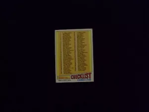 1977-78 TOPPS # 29 CHECKLIST 1-132 UNCHECKED - Picture 1 of 2
