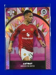 Antony Manchester United 44/75 rosa 2024/25 Topps Deco UCC - Foto 1 di 3