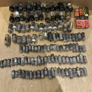 Vintage Vacuum Tubes /Lot of 132 Assorted Untested - Un-researched / As Pictured - Picture 1 of 15