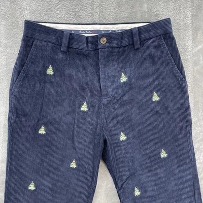 Brooks Brothers Pantalón Polar Niños Niños Jóvenes 18 Escuela Jugar Árboles de Navidad Fiesta Foto 1 de 4