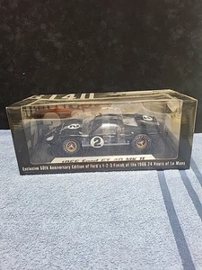 1966 Le Mans Winner #2 Blk Ford GT40 MK II 1:18 Diecast 50th Anniversary - Picture 1 of 8