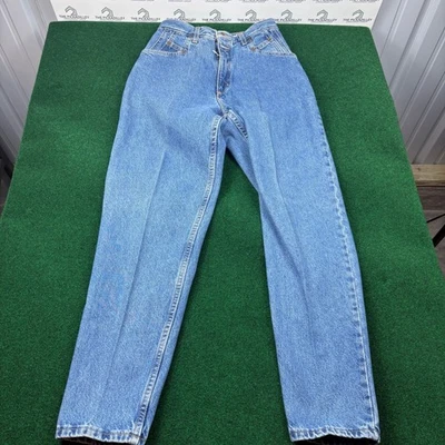 Jeans Zena Vintage Cintura Alta Perna Cônica Jeans Mãe Lavagem Leve - Muito Bom Estado! - Imagem 1 de 4