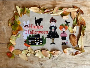 LILLI VIOLETTE - Happy Halloween - Kreuzstich MUSTER - Bild 1 von 1