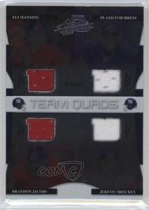 Playoff Absolute Memorabilia 2008 Eli Manning Plaxico Burress Brandon Jacobs - Imagen 1 de 3