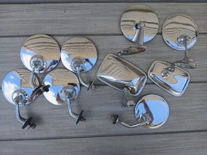 Lote de 9 espejos retrovisores laterales para puertas de autos deportivos británicos/europeos - Triumph, MG usados - Imagen 1 de 18