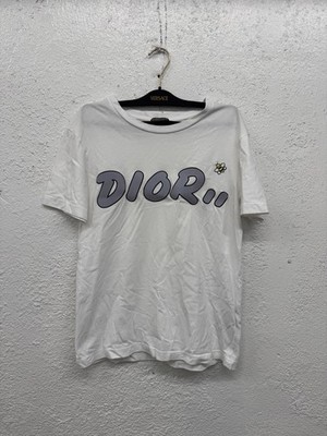 DIOR x KAWS collaboration bee logo white t shirt XXL | eBay