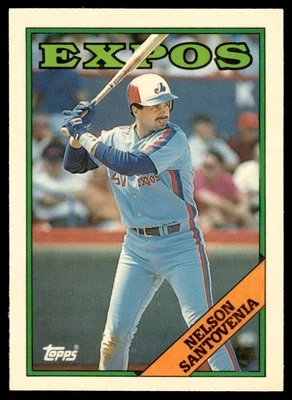 1988 Topps Traded Tiffany Nelson Santovenia Montreal Expos #102T - Image 1 of 2