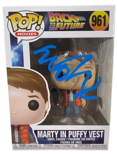 Michael J Fox Signed Marty McFly Funko Back to the Future Autograph Beckett - Picture 1 of 3