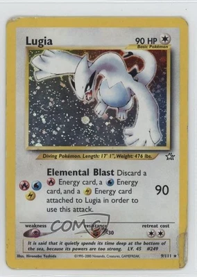 Lugia Holo Pokemon Neo Genesis #9 2000 Foto 1 de 2