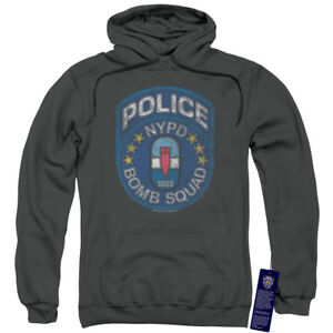 NYPD Hoodie Police Bomb Squad Charcoal Hoody