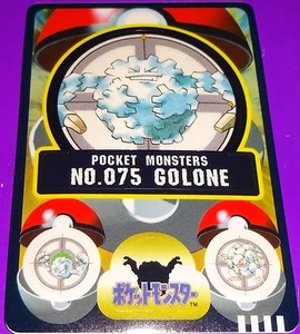 Tarjeta Pokemon 1997 Graveler Bandai Sealdass - Imagen 1 de 1