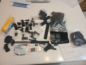 DBPOWER N6 4K Touchscreen WiFi Action Camera LCD w/Zookki accessories - Picture 1 of 8