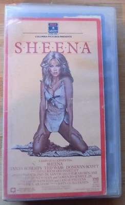 Sheena - Cut Box in Plastic Case VHS - Tanya Roberts, Ted Wass - Image 1 of 3