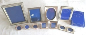 Lotto stock di 10 cornici vintage in argento e silver plated, nuove NOS. - Picture 1 of 24