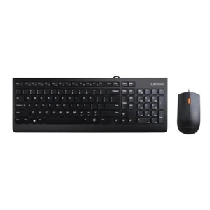 Lenovo 300 USB Combo Wired Keyboard & Mouse - Left or Right hand Mouse - Photo 1/11