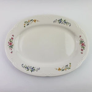 Pfaltzgraff Serving Platter in MEADOW LANE Pattern Floral Print - Picture 1 of 6