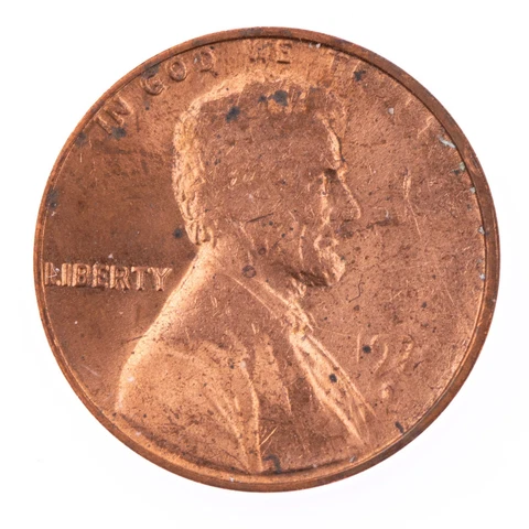 ERROR 1974 D Lincoln Cent ANACS MS62 Red Red Struck Thru Grease Certified 1c Cover