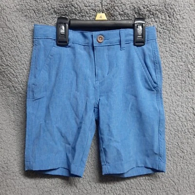 Pantalones Cortos Izod Talla 4 Niños Frente Plano Elastizados Nuevos Azul Provenza Foto 1 de 4