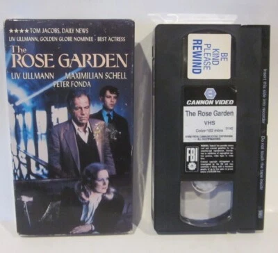 The Rose Garden (VHS, 1990) Liv Ullmann Peter Fonda Maximilian Schell Foto 1 de 4