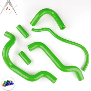 For 2007 2008 Hyosung GT 650 GT650 GT650R Silicone Radiator Coolant Hose Green - Picture 1 of 3