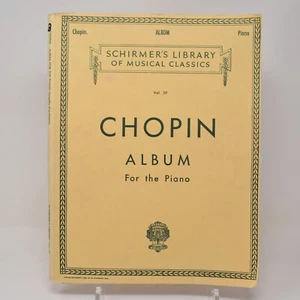 Chopin Album for Piano Schirmer Library Musical Classics Vol 39 Home School Pbk - Picture 1 of 16