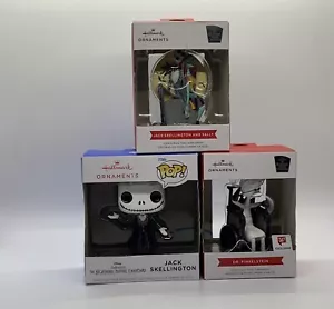 Lotto di ornamenti Hallmark/3 Nightmare Before Christmas, Jack, Dr. Fink!!! Nuovo!!! - Foto 1 di 4