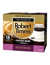 Robert Timms Coffee Bags Decaffeinated 18 Pack Packet