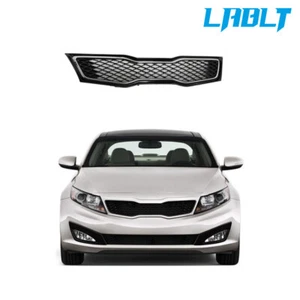 LABLT Front Upper Bumper Grill Black W/Chrome Grille For Kia Optima 2011-2013 - Picture 1 of 7