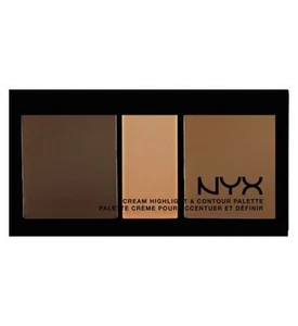 NYX Cream Highlight & Contour Palette CHCP03 Deep Full Size New - Picture 1 of 1