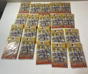 2020 TOPPS BASEBALL  STICKER ALBUM WITH 20 STICKER  PACKS - Picture 1 of 4