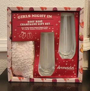 Girls Night In Rosy Rose Champagne Gift Set - Picture 1 of 2