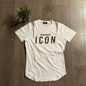 Maglietta Dsquared2 ICON bianca, taglia 16 anni - Imagen 1 de 7
