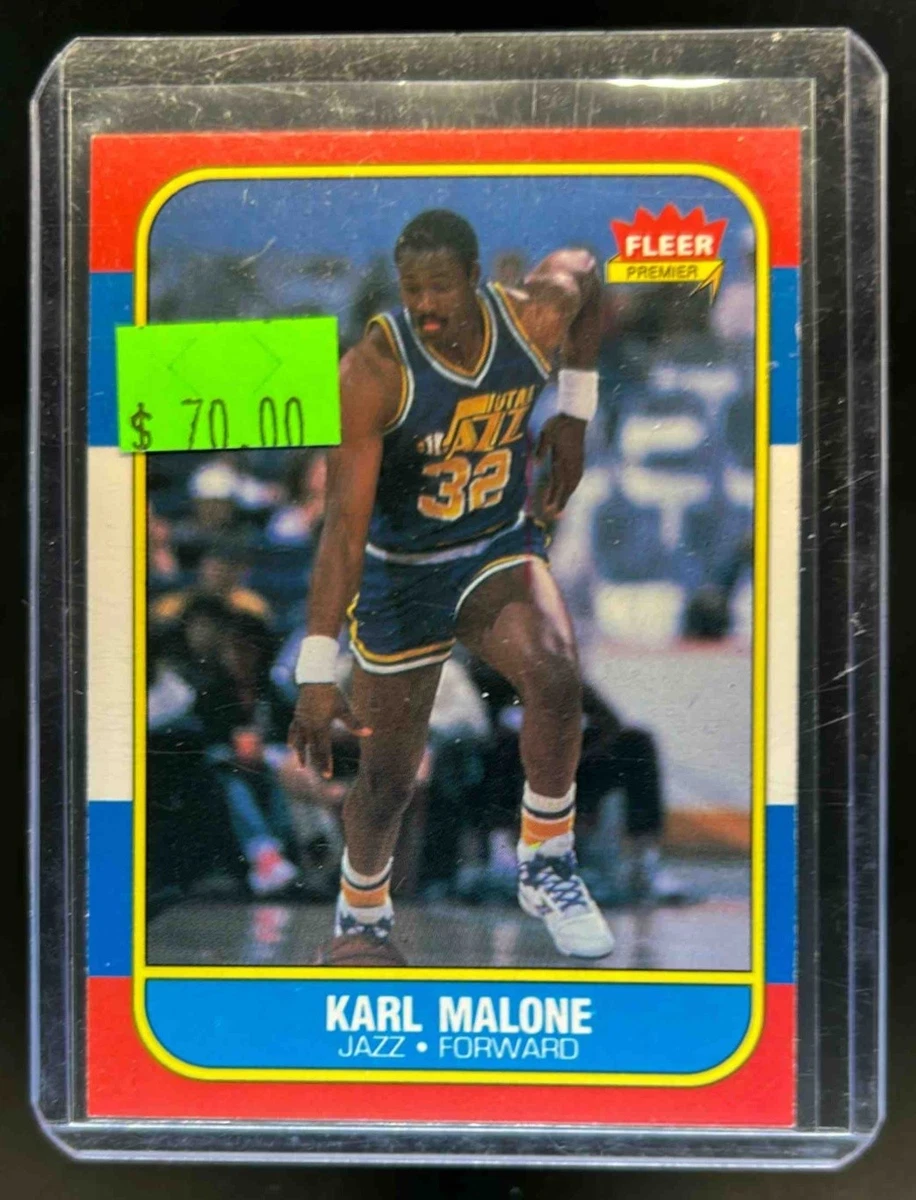 Fleer Karl Malone Basketball Trading Cards & Accessories 1986-87